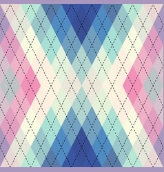 Argyle seamless pattern background Royalty Free Vector Image