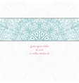 floral abstract ornament vector image vector image