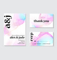 contrast holographic wedding invitation design vector image