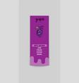 grape sticker and eco products web element vector image