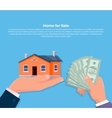 house for sale vector image