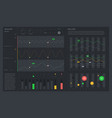 elements of infographics and statistics vector image vector image