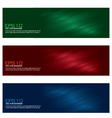 colorful banner set vector image vector image