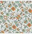 civil aviation concept seamless pattern vector image vector image