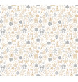 big set christmas design elements in doodle vector image vector image