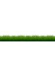 grass border set isolated white background vector image vector image