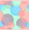 abstract seamless pattern with colorful circles vector image