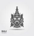 barong traditional ritual balinese mask flat vector image vector image