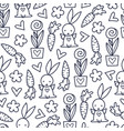 doodles pattern vector image