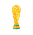 Trophy fifa world cup logo mondial champion Vector Image