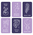 astrology elements mystical occult esoteric vector image