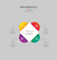 infographics business report template layout vector image
