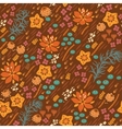 floral seamless pattern bright can vector image vector image