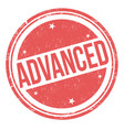 advanced grunge rubber stamp vector image vector image