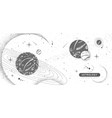 astrology background vector image