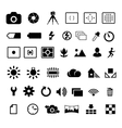 camera settings icon vector image