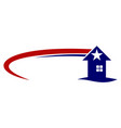 home solutions logo design template vector image vector image