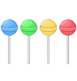 lollipops vector image vector image