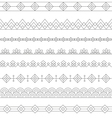 art deco borders style line and geometric linear vector image vector image