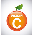 vitamin c vector image