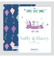 wedding romantic floral save the date invitation vector image vector image