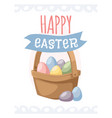 easter holiday vector image vector image