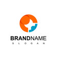 circle people logo family icon design vector image