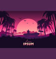 retro futurism poster vector image