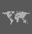 abstract computer graphic world map vector image