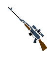 sniper rifle icon vector image