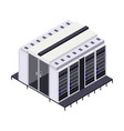 data center cooling composition vector image