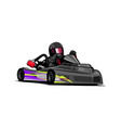 go-kart racer vector image vector image