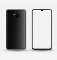 smartphone mockups vector image vector image