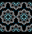 seamless pattern aboriginal dot painting vector image