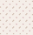 seamless repeat pattern for dogs vector image