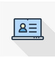 profile social media user picture recruitment vector image