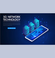 5g network wireless technology high-speed mobile vector image