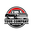 c10 truck logo vector image vector image