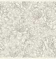 seamless floral pattern vector image