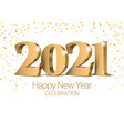 text design 2021 vector image vector image