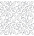 abstract floral seamless pattern mosaic vector image vector image