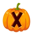 halloween font alphabet vector image vector image