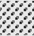 seamless geometric pattern black and white vector image vector image