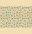 floral pattern seamless background foliage vector image vector image