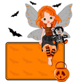 halloween fairy vector image