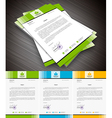 letterhead vector image vector image