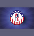 banner with text of vote on abstract background vector image
