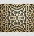 islamic ornament persian motiff 3d vector image