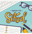 back to school banner vector image vector image
