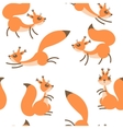 little cute squirrels seamless pattern for gift vector image